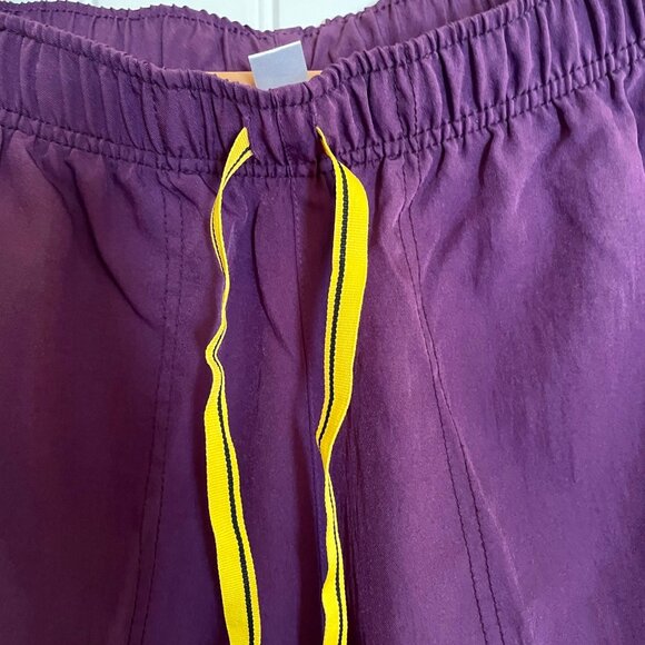 Four Stretch 4 New Set Scrubs L Unisex Purple Top Bottom - Picture 12 of 13